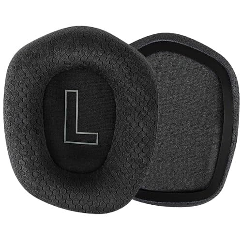G733 Earpads Yedek Kulak Pedleri Yastıklar Bardaklar Muffs Aksesuarları Logitech G733 Oyun Kulaklığı Parçaları ile Uyumlu. (Siyah Pedler)