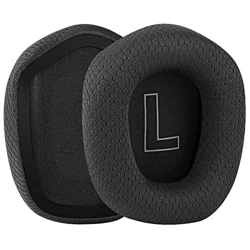 G733 Earpads Yedek Kulak Pedleri Yastıklar Bardaklar Muffs Aksesuarları Logitech G733 Oyun Kulaklığı Parçaları ile Uyumlu. (Siyah Pedler)
