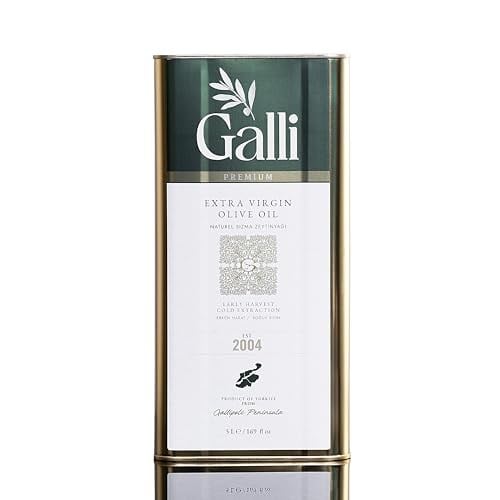 Galli Premium 5 Litre Teneke Soğuk Sıkım Zeytinyağı