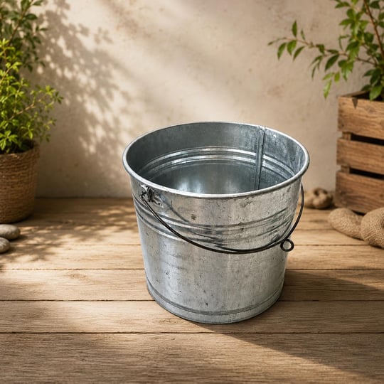 GALVANİZ KOVA 32 CM Su Kovası Süt Kovası Kum Kovası