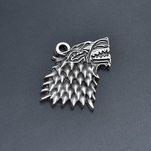 Game Of Thrones Kurt Deri ip Kolye - Gümüş Kaplama - Kadın Erkek Kolye - No:834