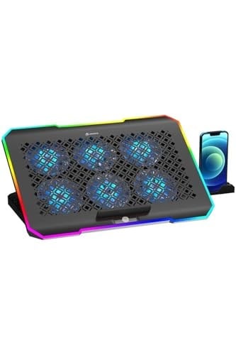 GAMEBOOSTER GB-NS61 Storm 17 Fan/RGB Kontrollü 2xUSB Portlu Notebook Soğutucu