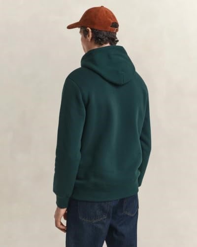GANT Erkek Yeşil Regular Fit Kapüşonlu Sweatshirt