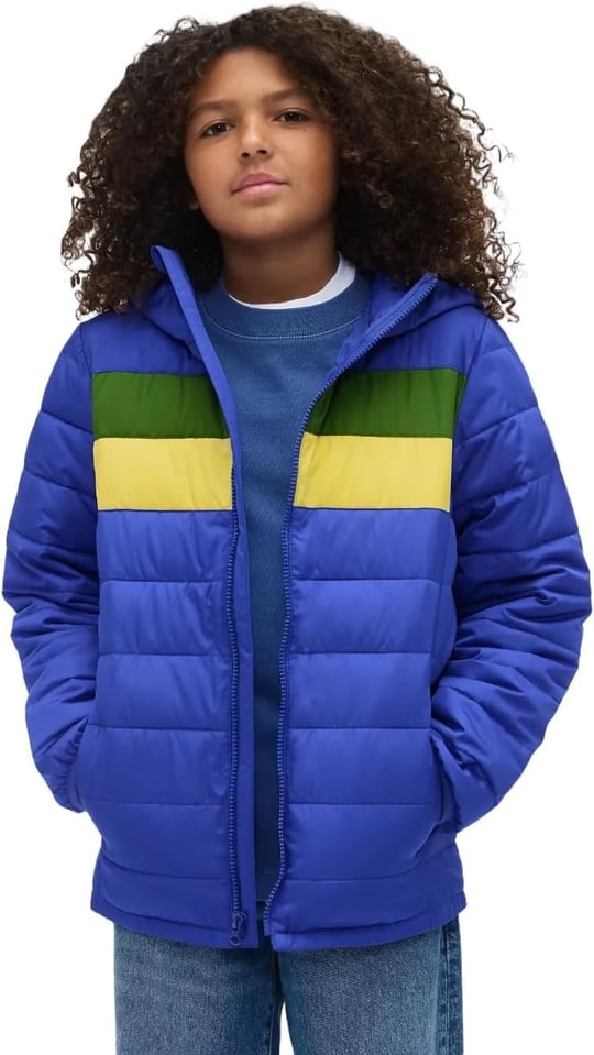 GAP Logo Lightweight Puffer Jacket Ceket Erkek Çocuk