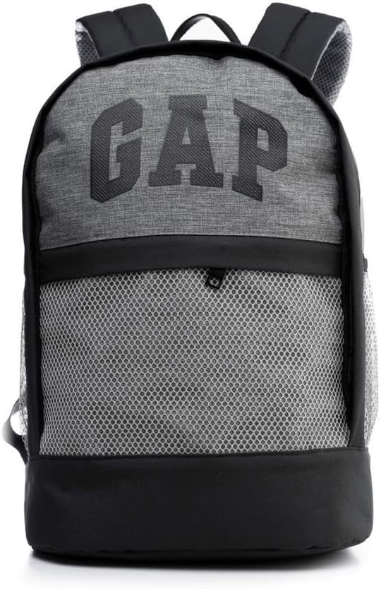 GAP Orijinal Sırt Çantası Çift Bölmeli Gri Siyah GAP.03499