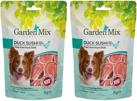 Garden Mix Ördekli Sushi Köpek Ödülü 75 Gram (2 paketi)
