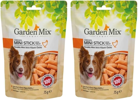 Garden Mix Tavuklu Mini Stick Köpek Ödülü 75 Gr (2 paketi)