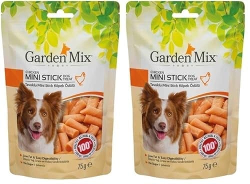 Garden Mix Tavuklu Mini Stick Köpek Ödülü 75 Gr (2 paketi)