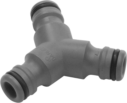 Gardena 2934-20 3 yönlü Y Kaplini, Hortum dalları için, Hortum uzunluğu boyunca bağlantılar, Tek Su Kaynağının Eşzamanlı Kullanımı için 19 mm (3/4 inç) Hortumlara uyarlama
