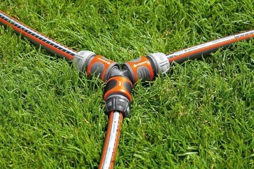 Gardena 2934-20 3 yönlü Y Kaplini, Hortum dalları için, Hortum uzunluğu boyunca bağlantılar, Tek Su Kaynağının Eşzamanlı Kullanımı için 19 mm (3/4 inç) Hortumlara uyarlama