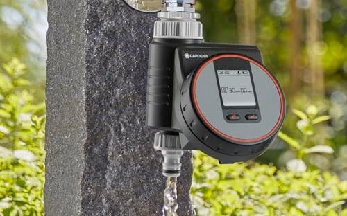 Gardena Flex sulama kumandası: Balkon ve teras için otomatik ve zaman tasarruflu sulama, kolay kullanım, Water Now fonksiyonu (1890 – 20) - Seçenekler: Sulama kontrolü Flex, Sulama kumandası Select