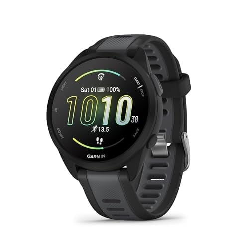 Garmin Forerunner 165, Siyah,Slate Gri