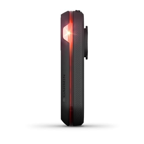 Garmin Varia RTL 515 - 140 mye kadar yaklaşan araçları algılamak için radar teknolojili arka ışık, Garmin bisiklet bilgisayarları/saatlerinde veya uygulama aracılığıyla ekran/uyarı, 16 saat pil, 65 l