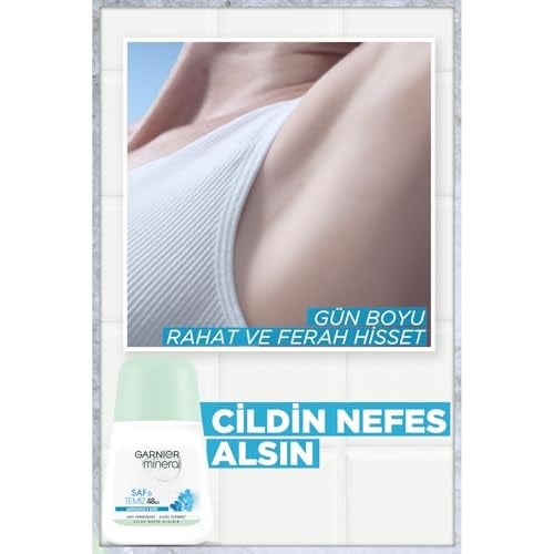 Garnier Mineral Saf&Temiz Arındırıcı Etki Roll-On Deodorant