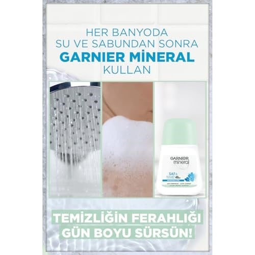 Garnier Mineral Saf&Temiz Arındırıcı Etki Roll-On Deodorant