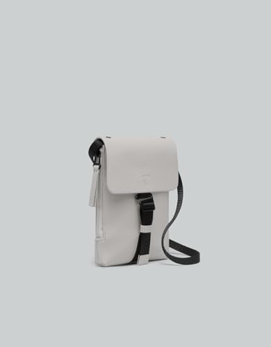 GASTON LUGA Splash Mini Crossbody Çanta - Boz Kahverengi