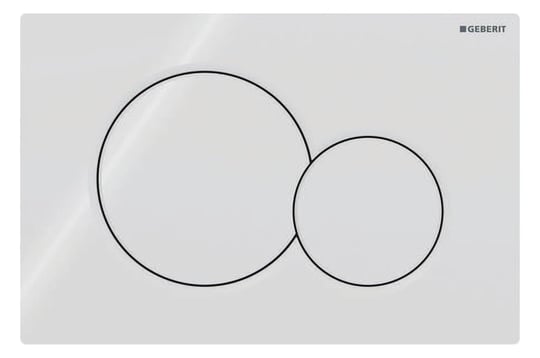 Geberit 115770115 Sigma01 tetikleme plakası, 2 miktarlı yıkama için plastik 1 adet