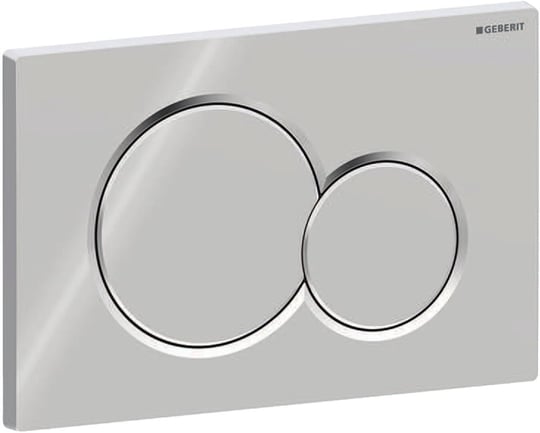 Geberit kumanda plakası - Kontrol plakası mat krom kaplama Sigma01 Duofix tezgah altı için - Geberit Sigma 01 - Bedenler: 1.00, 11.610