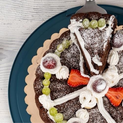 Geçmeli Kilitli, Kapaklı ve Saplı Yaş Pasta, Kek Taşıyıcı, Mutfak Saklama İçin Yuvarlak Fanus, BPA İçermeyen Kek Fanusu, Börek, Çörek Saklama Kabı, Cupcake, Turta Taşıma Kutusu (Yeşil)