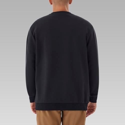 Gem Label Crewneck Erkek Siyah Outdoor Sweatshirt CS0382-010