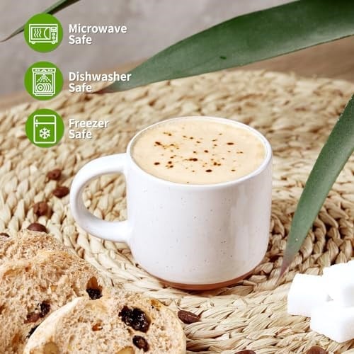 Gencywe Morandi Renkli Seramik Mini Espresso Bardakları 6lı Set, 145 ml Espresso Kupaları, Saplı Porselen Kahve Kupaları, Demitasse Bardakları, Modern Stil Espresso Bardakları, Mikrodalga Bulaşık Mak