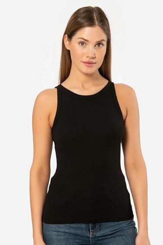 Genel Kadın Kolsuz Shirt Tu3403-siyah