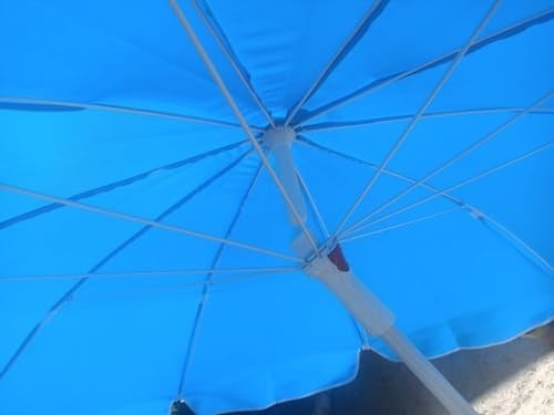 Genel Plaj-Bahçe Şemsiyesi 200 cm Çap, 10 Telli, Eğilebilir