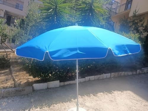 Genel Plaj-Bahçe Şemsiyesi 200 cm Çap, 10 Telli, Eğilebilir