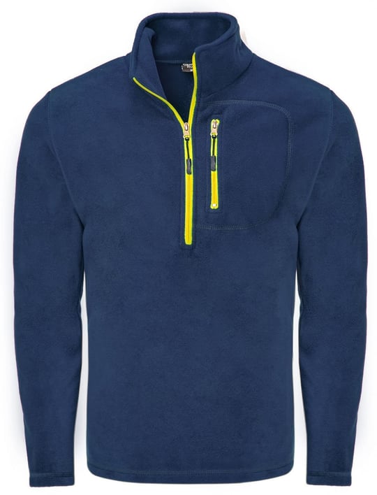 Genıus Store Erkek Polar Renkli Yarım Fermuarlı Cepli Outdoor Tactical Flecee