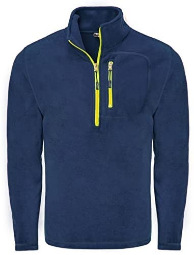 Genıus Store Erkek Polar Renkli Yarım Fermuarlı Cepli Outdoor Tactical Flecee