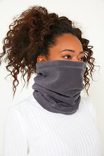 GENIUS STORE Kadın Polar Boyunluk Outdoor Boyunluk (FÜME-BOYUNLUK)