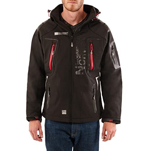Geographical Norway Erkek Tambour Softshell Ceket, Dubkelgrau.