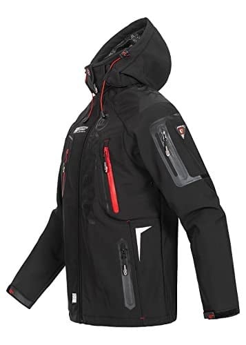 Geographical Norway Techno – Kışlık erkek montu, softshell ceket, dış mekan ceketi, nefes alır, fonksiyonel ceket, geçiş ceketi, su geçirmez, dış mekan aktiviteleri için ideal
