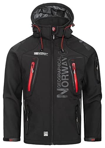 Geographical Norway Techno – Kışlık erkek montu, softshell ceket, dış mekan ceketi, nefes alır, fonksiyonel ceket, geçiş ceketi, su geçirmez, dış mekan aktiviteleri için ideal