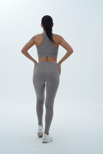 George Phoenix Aero Motion - Gri Geniş Askılı Kaplı ve Destekli Spor Sütyeni