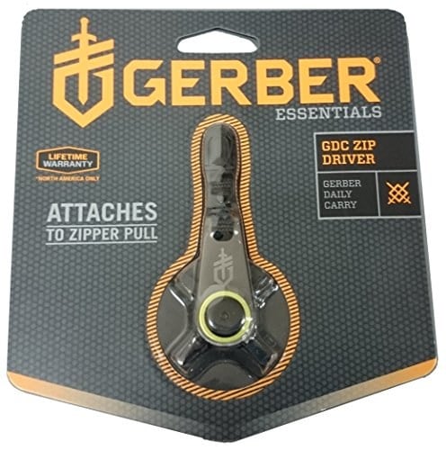 Gerber GDC Zip Driver Tornavidalı Anahtarlık Blisterli (31-001738), Gri