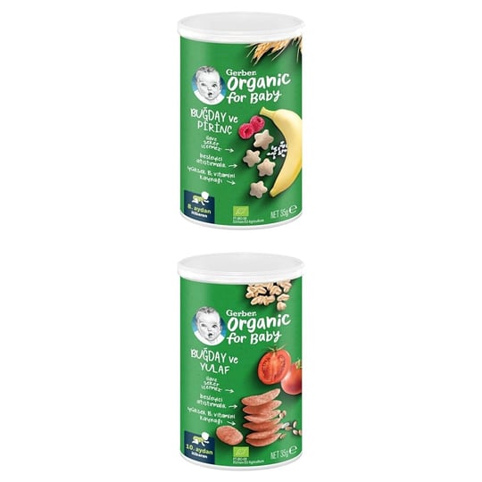 Gerber Organik Atıştırmalık Paketi