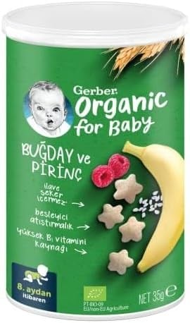 Gerber Organik Bebek Atıştırmalığı Seti 35 g x 4