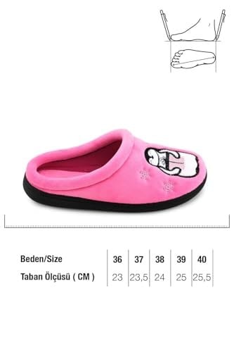 Gezer Kadın Kışlık Rahat Taban Ev Bahçe Gondol Terlik GT1KZM.15221.00