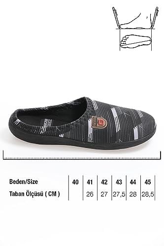 Gezer Kışlık Erkek Terlik GT2KMM.13501.00, Gri, 40