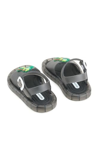 Gezer Yazlık Erkek Çocuk Suni Deri Işıklı Rahat Taban Ayarlanabilir Dino Sandalet GK2YPE.00211.00