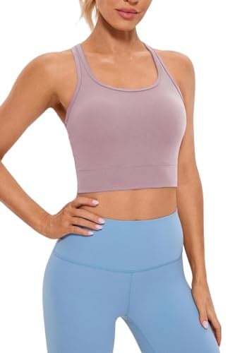 Ghassy Co. Kadın Racerback Running Yoga Egzersiz Fitness Spor Sütyen CRS004 Pudra S
