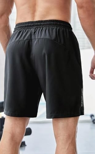 Ghassy Co. Erkek Running Spors Hızlı Kuruma Hafif Gym Koşu Spor Salonu Basketbol Şortu