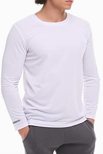 Ghassy Co. Erkek Nem Emici Performans Uzun Kollu Egzersiz Tshirt