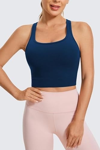 Ghassy Co. Kadın Racerback Running Yoga Egzersiz Fitness Spor Sütyen CRS004 LACİVERT M