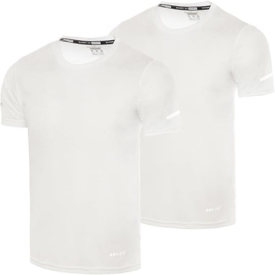 Ghassy Co. Erkek 2Li Paket Dry Fit Atletik Nem Emici Günlük Tshirt