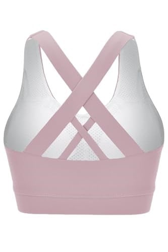 Ghassy Co. Kadın Çarpraz Sırt Detaylı Criss Cross Kaplı Yoga Egzersiz Fitness Spor Sütyeni