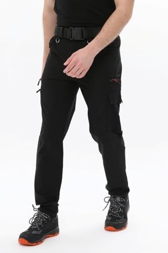 Ghassy Co. Erkek Tactical Hızlı Kuruma Kargo Cepli Pantolon Hafif Yürüyüş 7 Cepli Outdoor Pantolon