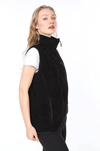 Ghassy Co. Kadın Polar Çok Cepli Trekking Lacivert Spor Yelek - Bedenler: S, M, L, XL, XXL