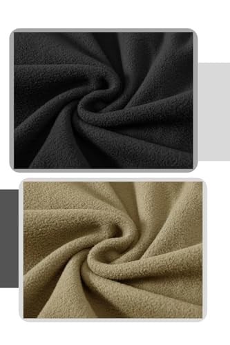 Ghassy Co. Erkek Mountain Windproof Yarım Fermuarlı Cepli Polar